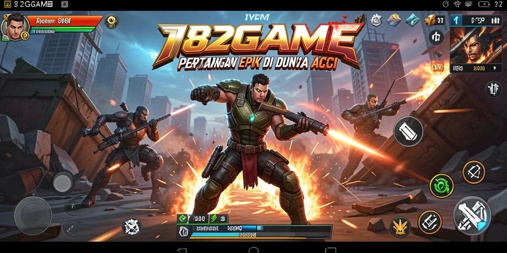 Tangkapan layar dari gameplay mendebarkan dalam 182GAME.