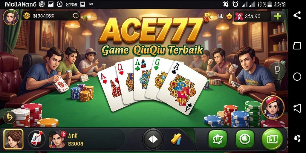 Tampilan gameplay seru QiuQiu di ACE777