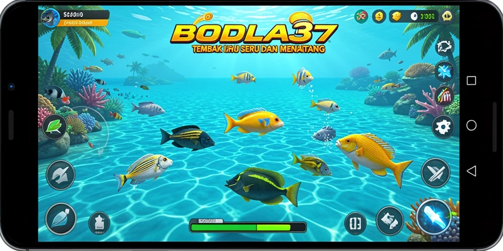 Tampilan gameplay seru BOLA37 yang penuh warna.
