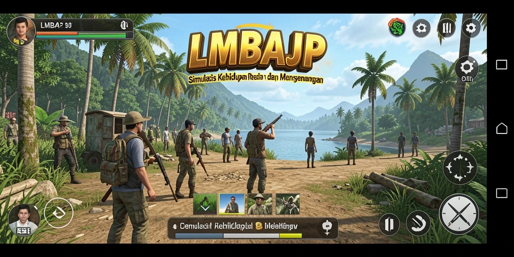 Tampilan screenshot LMBAJP yang menangkap momen interaksi sosial.