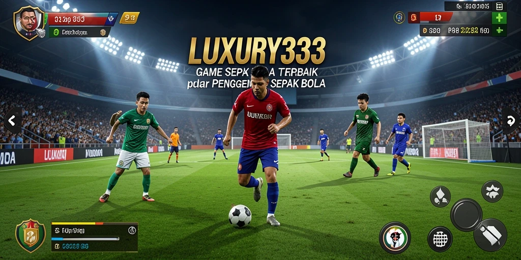 Tampilan menarik dari gameplay sepak bola LUXURY333.