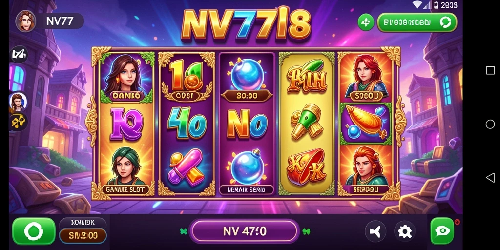 Tampilan yang menawan dan gameplay seru di NV77.