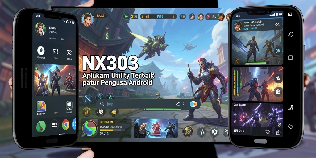 Tampilan antarmuka NX303 yang sederhana dan fungsional.