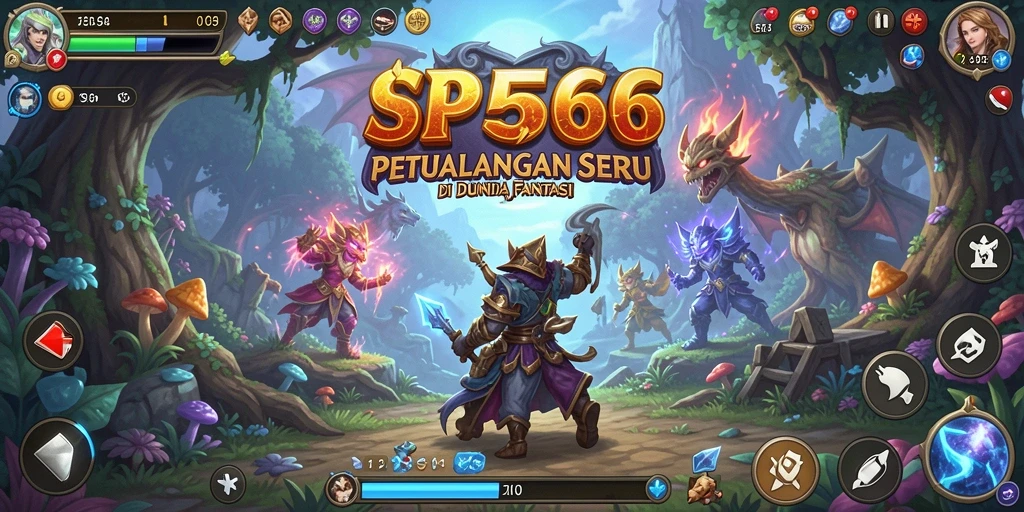 Tangkapan layar utama dari gameplay petualangan SP666.