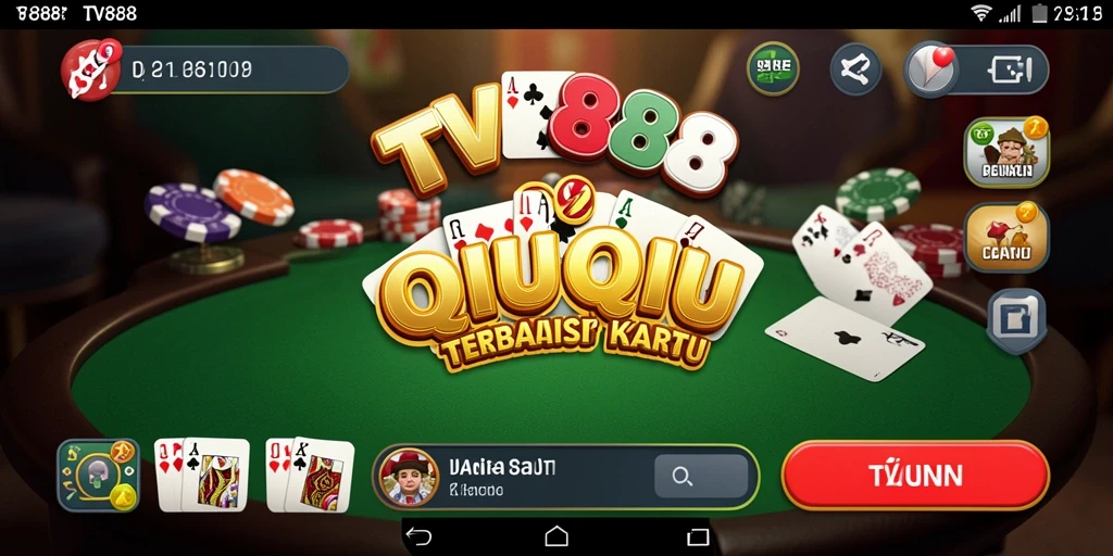 Gameplay QiuQiu yang mendebarkan di TV888.